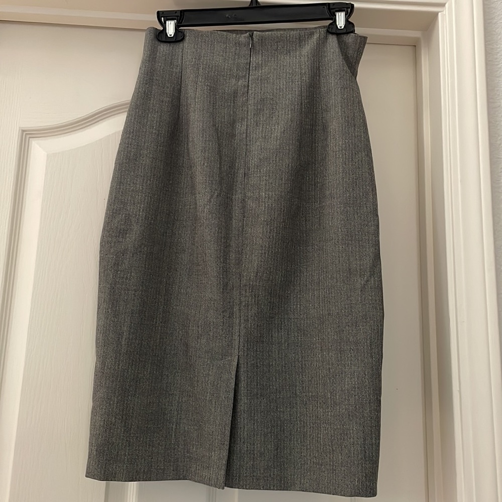Piazza Sempione Herringbone Pencil Skirt - Picture 3 of 10